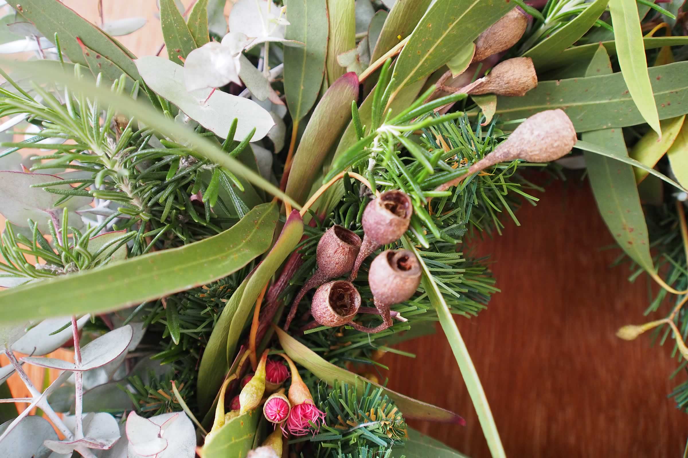 Christmas wreath Photo by Yvette Breytenbach.