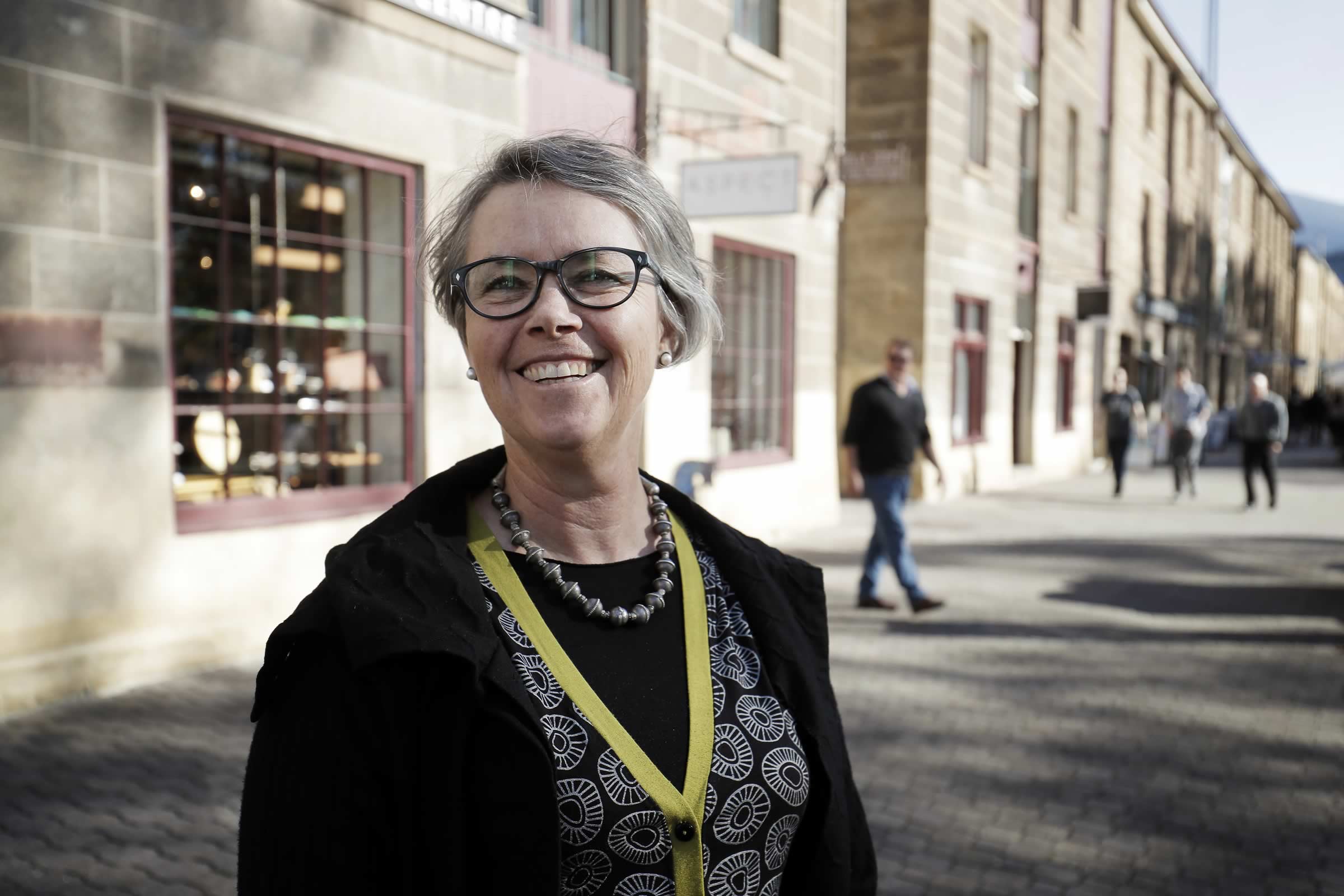 Yvette Breytenbach, Director, Morrison & Breytenbach Architects, is the newly appointed Tasmanian Chapter President of the Australian Institute of Architects. Photo by Richard Jupe / Newpix.